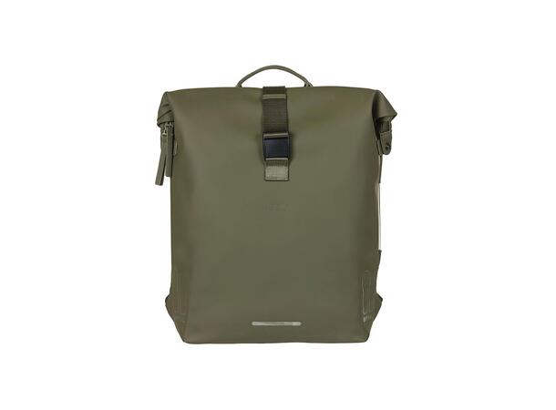 Basil SoHo Nordlicht Sekk Moss Grønn, 17l, IPX3, Hook On System 