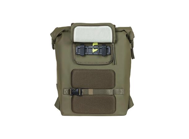 Basil SoHo Nordlicht Sekk Moss Grønn, 17l, IPX3, Hook On System 