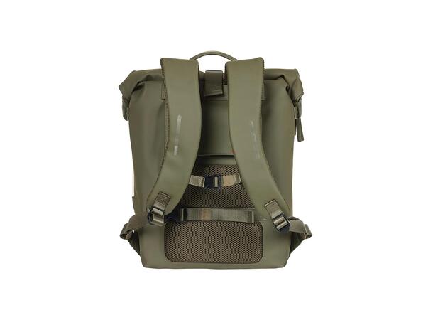 Basil SoHo Nordlicht Sekk Moss Grønn, 17l, IPX3, Hook On System 
