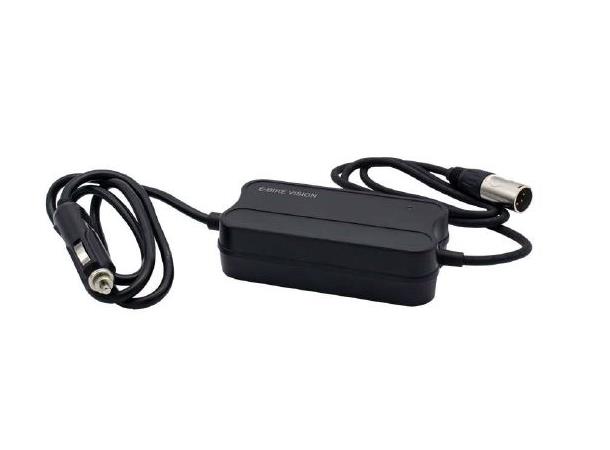 E-Bike Vision PowerPack 12V Lader 12VDC - 7.5A, til sigarettenner i bil 