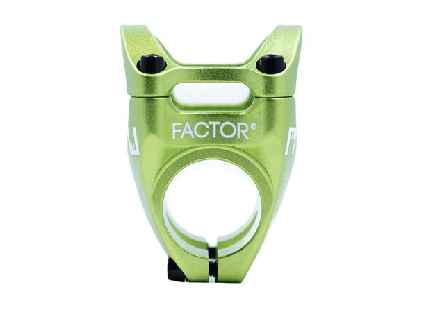 Factor Shake Stem Grønn 31.8mm 31.8mm x 35mm x 0grader, alu, 130gr