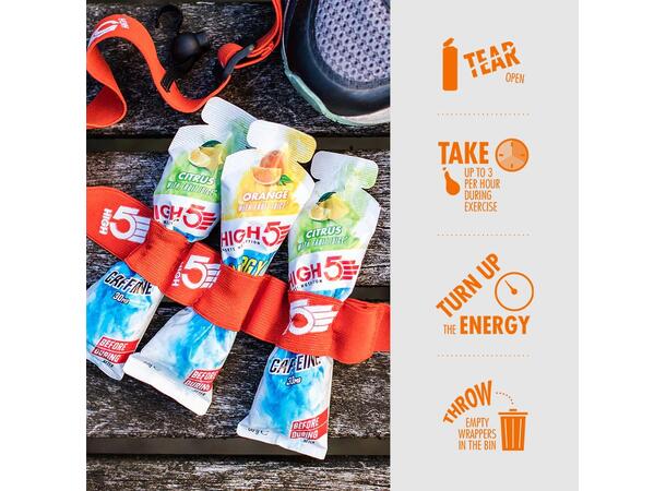 HIGH5 EnergyGel Aqua Appelsin 20pk, 66gr 