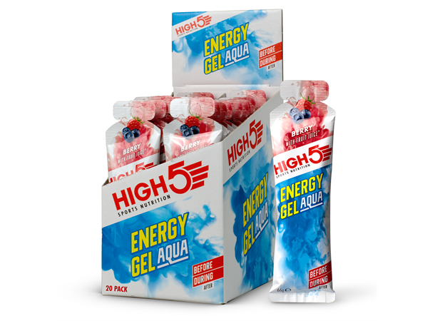 HIGH5 EnergyGel Aqua Bær 20pk, 66gr 