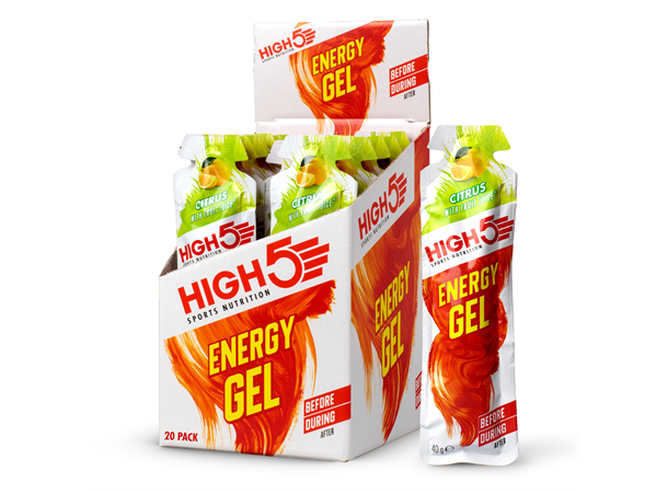 HIGH5 EnergyGel Sitrus 20pk, 40gr 