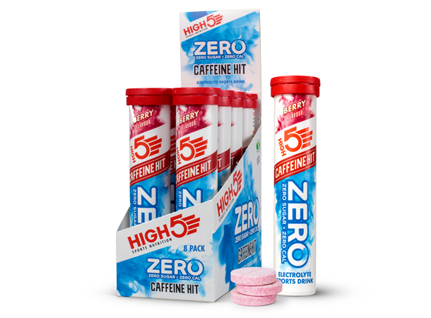 HIGH5 Zero Koffein Hit Bær 8pk, 80gr - 20 tabletter