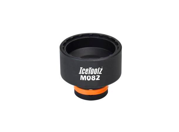 Ice Toolz M082 Bremseskiveavtager 1/2" pipe, Shimano CL m/utvendig tagging