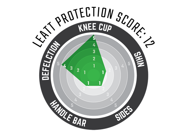 Leatt AirFlex Hybrid Knebeskytter AirFlex Gel, 300gr/par, Leatt Score 12 