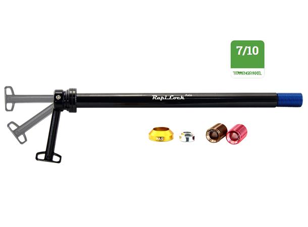 RapiLock MTB Aksling Bak Alu, integr. QR-hendel, 65-75gr 