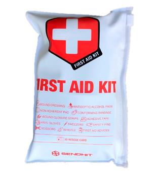 SendHit First Aid MTB F&#248;rstehjelps Sett 16cmx11cmx3cm, 100gr