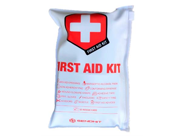 SendHit First Aid MTB Førstehjelps Sett 16cmx11cmx3cm, 100gr
