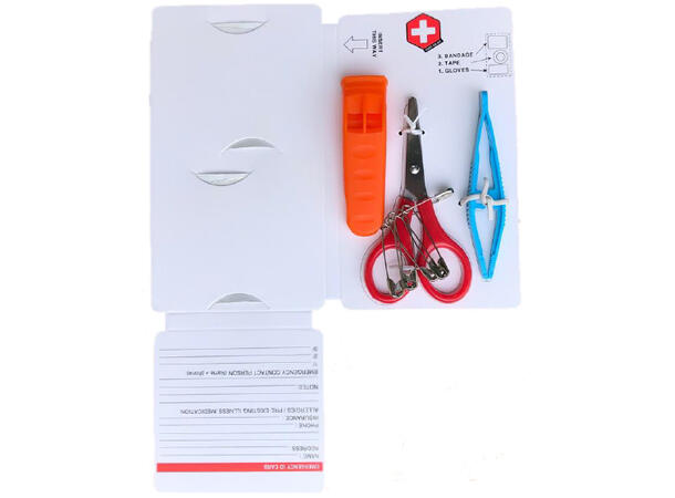 SendHit First Aid MTB Førstehjelps Sett 16cmx11cmx3cm, 100gr 