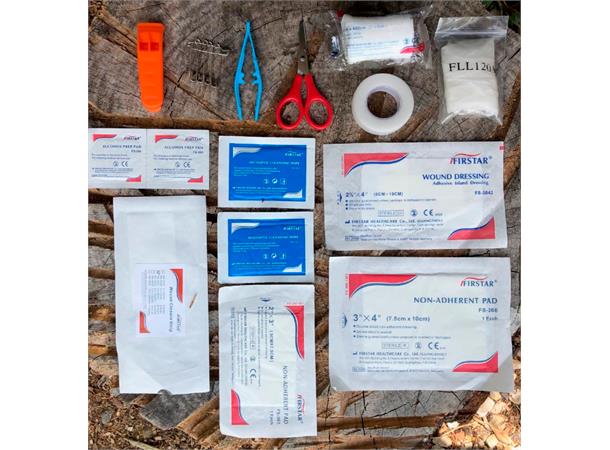 SendHit First Aid MTB Førstehjelps Sett 16cmx11cmx3cm, 100gr