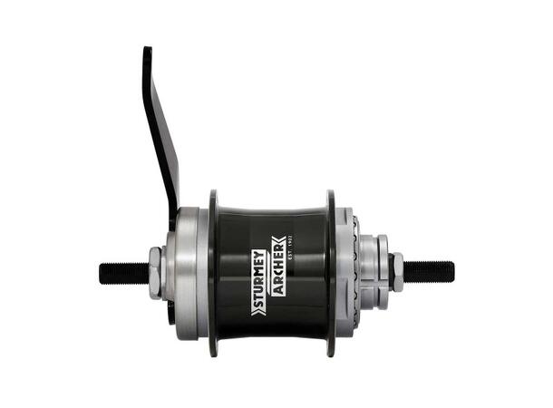 Sturmey Archer S2C Sort Baknav 2-Speed, Coaster Brake, 36H-135OLD,Black 