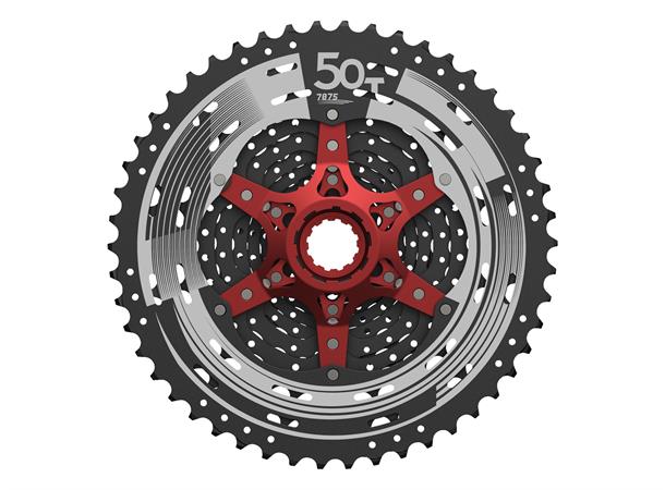SunRace MZ91 12-Delt XD Kassett 10-50T, 560gr, Sort, Sram XD 