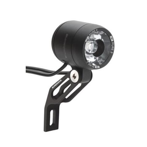 Supernova E3 Pure 3 Frontlykt 205L, Dynamo, Sort, 90g
