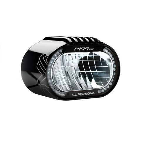 Supernova M99 Pure Frontlykt 500L, 6V, Sort, 220g