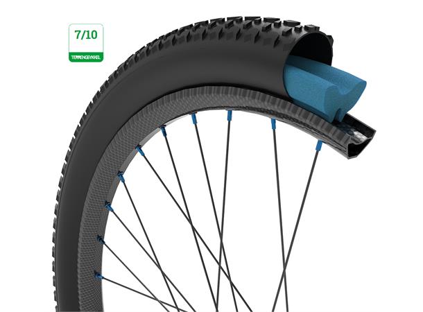 Tubolight EVO SL Dekkinnlegg 29" Blå, PE, 25-35mm felg, 2.2"-2.5", 58gr 