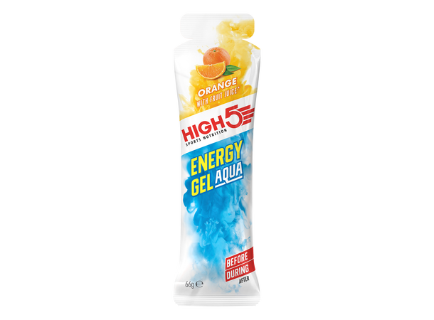 HIGH5 EnergyGel Aqua Appelsin Dårlig dato 31.05.2026, 20pk, 66gr 