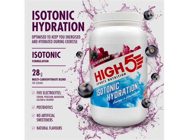 HIGH5 Isotonic Hydration Drink Solbær 1.23kg, Pulver