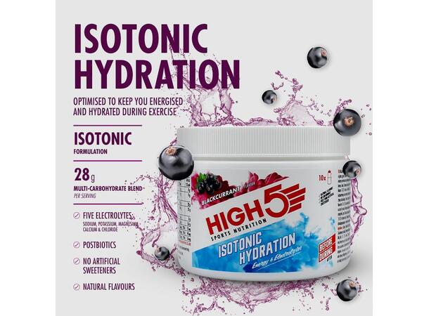 HIGH5 Isotonic Hydration Drink Solbær 300g, Pulver 
