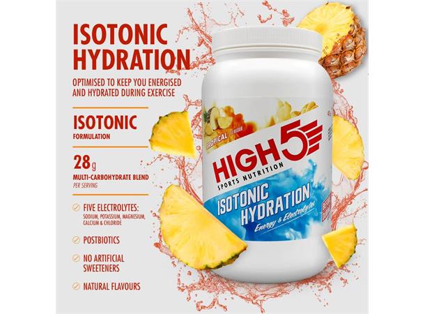 HIGH5 Isotonic Hydration Drink Tropisk 1.23kg, Pulver