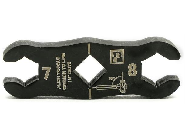 Pedro's Crowfoot Momentnøkkel Adapter 1/4" skralle, 7 og 8mm Fastnøkkel 