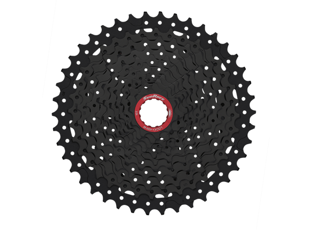 SunRace MX 11-Delt Kassett 10-42T, 458gr, Sort, SRAM XD kompatibel 