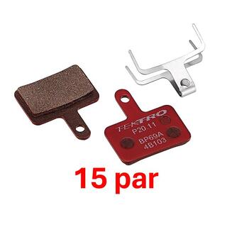 Tektro Skiveklosser 2-piston Resin15-Par P20.11, Tektro / TRP 2-stempler+ Shimano