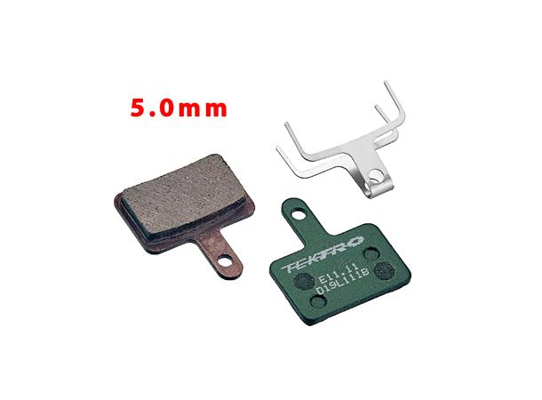 Tektro Skiveklosser 2-piston Resin 5mm E11.11, kun for Tektro 5.0mm kalipper 