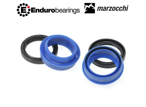 Enduro Blue Seal Gaffelpakning MARZOCCHI Dust Seal / Oil Seal, Polyuretan 