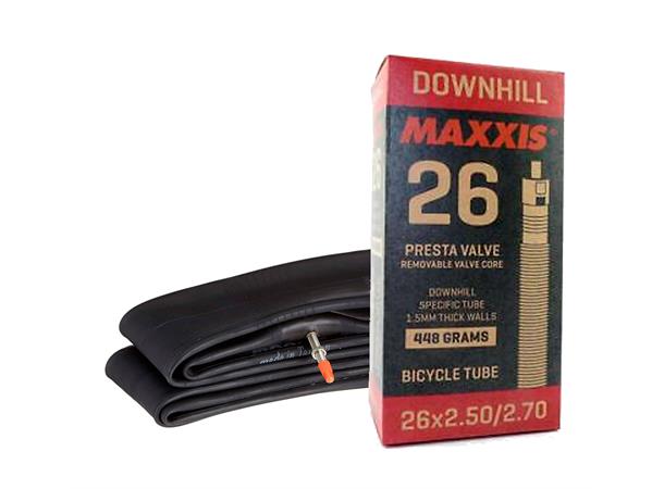 Maxxis DH Presta 26" Slange 26" x 2.50/2.70, 461gr, 1.5mm, RVC 