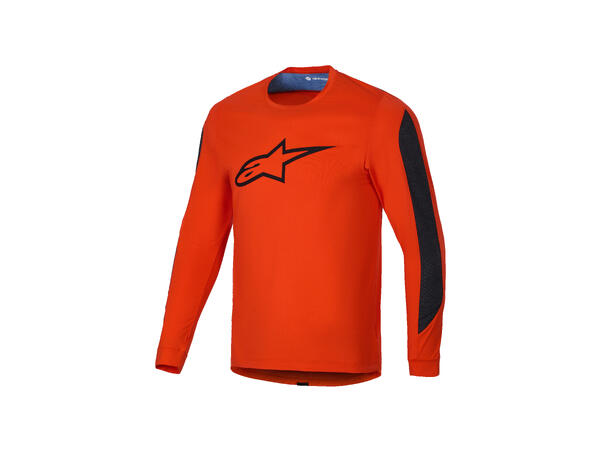 Alpinestars A-Dura Inset Astar LS Trøye Spicy Oransje, Small, Regular fit 