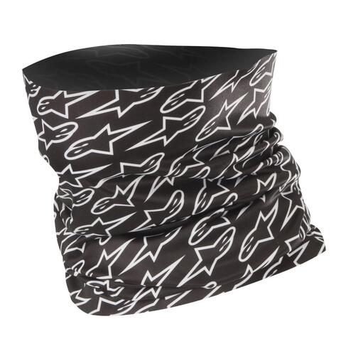Alpinestars Astars Neck Tube Hals Sort/Hvit, One Size