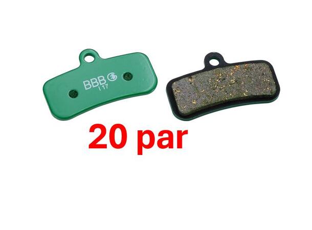 BBB DiscStop E BBS-55ED Skiveklosser 20 par, E-Bike, Tektro, TRP, Shimano 