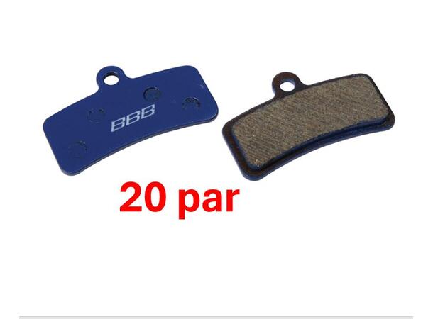 BBB DiscStop HP BBS-55D Skiveklosser 20 par, Tektro, TRP, Shimano 