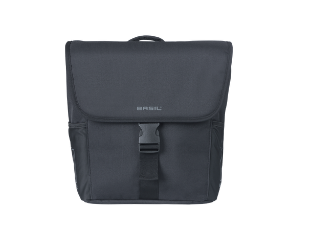 Basil GO Go-Double MIK Sideveske Sett Sort, 32 ltr, ink MIK system 