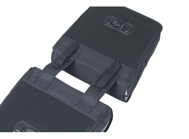 Basil GO Go-Double Sideveske Sett Sort, 32 ltr, Universal Bridge 