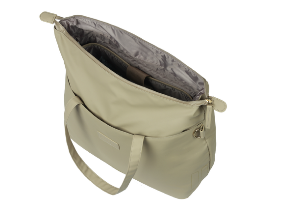 Basil Manhattan Sideveske Beige, 12 ltr, Hook On System 