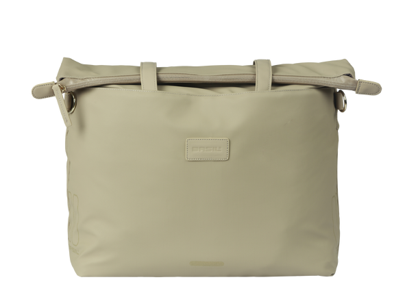 Basil Manhattan Sideveske Beige, 12 ltr, Hook On System 