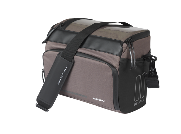 Basil Move KF Veske Front Brun, 8 ltr, ink KF plate 