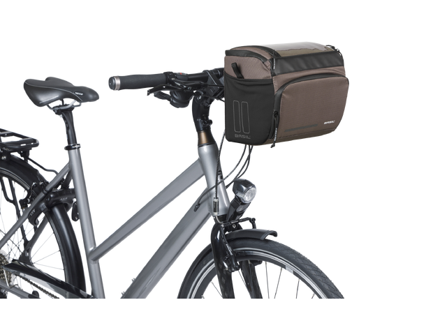 Basil Move KF Veske Front Brun, 8 ltr, ink KF plate 