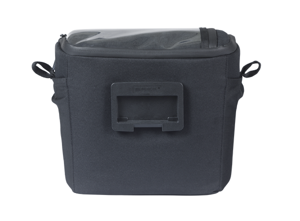 Basil Move KF Veske Front Sort, 8 ltr, ink KF plate 