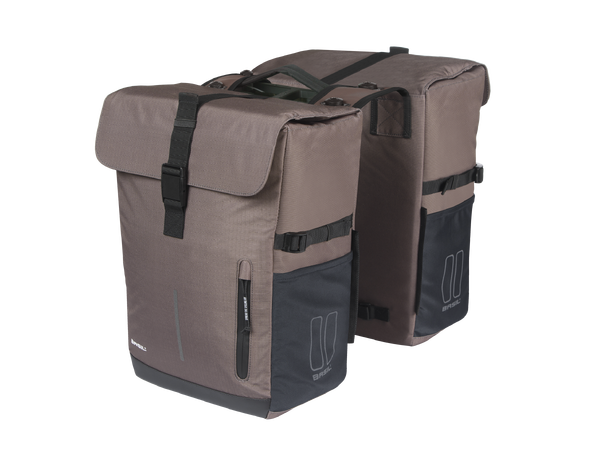 Basil Move MIK Sideveske Sett Brun, 30 ltr, ink MIK System 