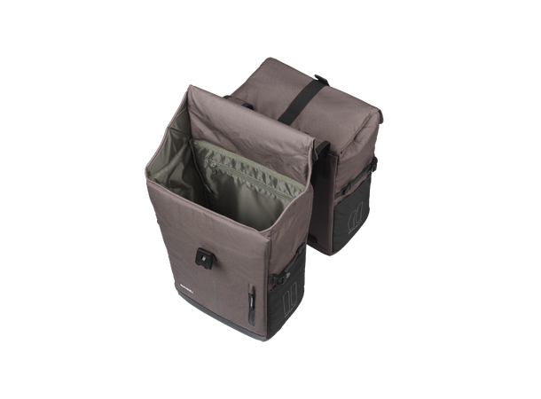 Basil Move MIK Sideveske Sett Brun, 30 ltr, ink MIK System 