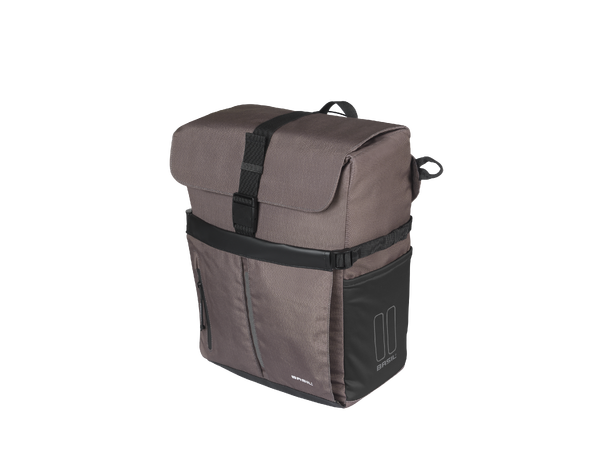 Basil Move MIK Studs Sideveske Brun, 15 ltr, ink MIK Studs System 