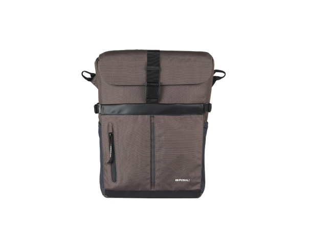 Basil Move MIK Studs Sideveske Brun, 15 ltr, ink MIK Studs System 