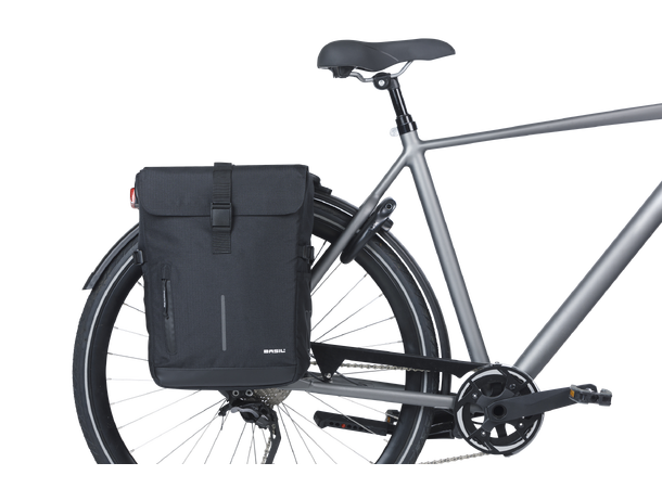 Basil Move Sideveske Sett Sort, 30 ltr, Universal Bridge 