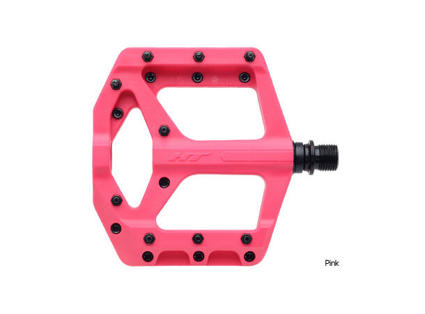 HT-PA32A Supreme-C Platformpedal Rosa Nylon Composite, 101x100mm,20-pins,345gr 