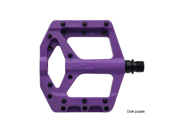 HT PA32A Supreme-C Platformpedal Lilla Nylon Composite, 101x100mm,20-pins,345gr 