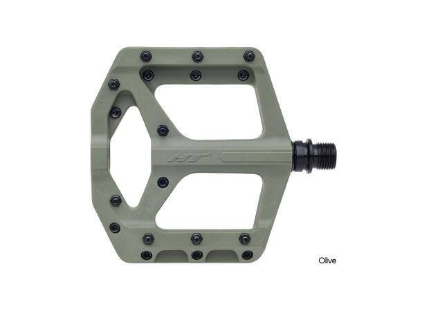 HT PA32A Supreme-C Platformpedal Nylon kompositt, 101x100mm,20-pins,345g 